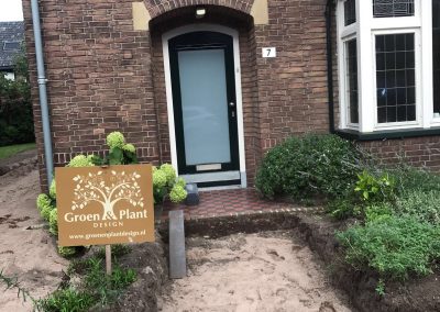 Voor- en achtertuin oude situatie Moriaanstraat Apeldoorn